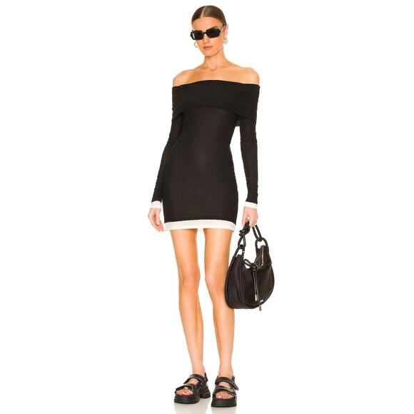 Simon Miller Cosmo Off-Shoulder Mini Dress - S - Picture 1 of 3